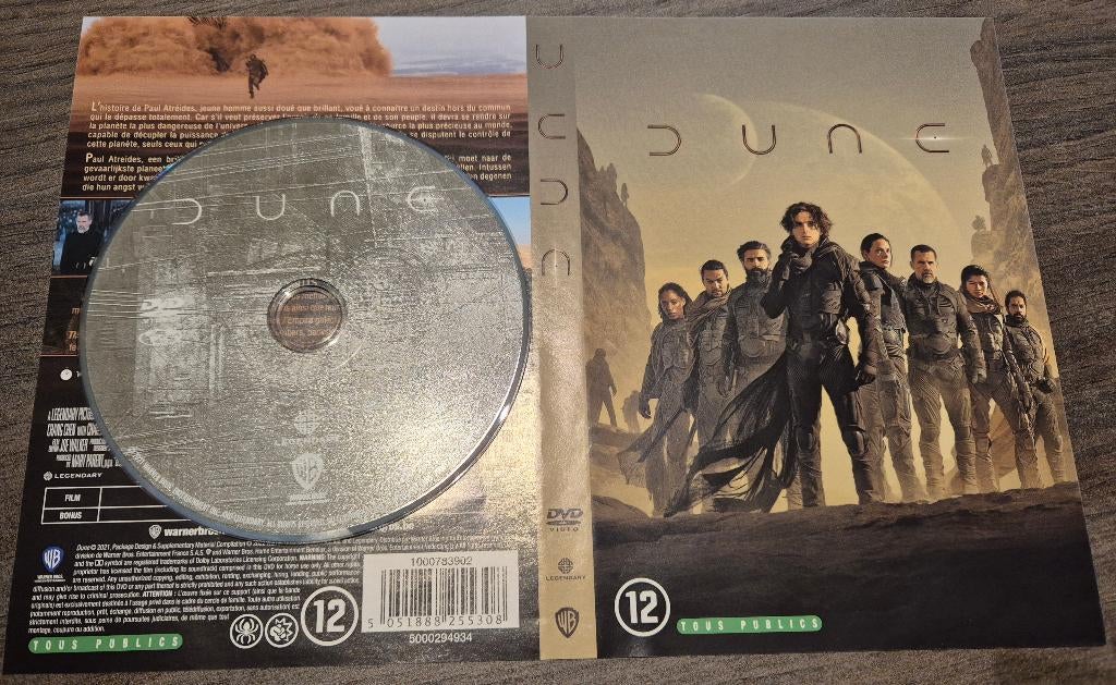 Dune, CD & DVD, DVD | Action, Comme neuf, Action, À partir de 12 ans, Enlèvement ou Envoi