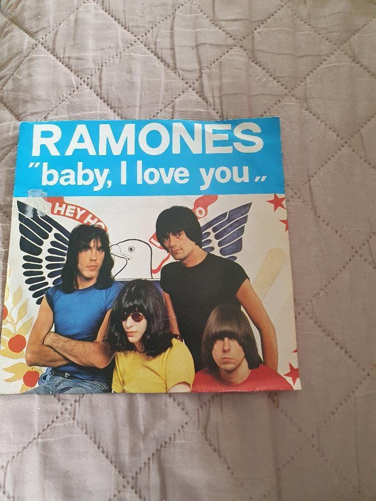 S - Ramones ‎– Baby, I Love You - 1980, Cd's en Dvd's, Vinyl Singles, 7 inch, Ophalen of Verzenden, Zo goed als nieuw, Rock en Metal