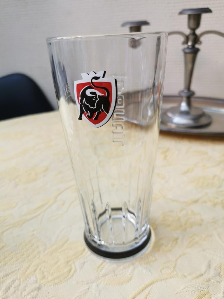 Jupiler Tauro bierglas 33 cl. Nieuw., Ophalen of Verzenden, Bierglas