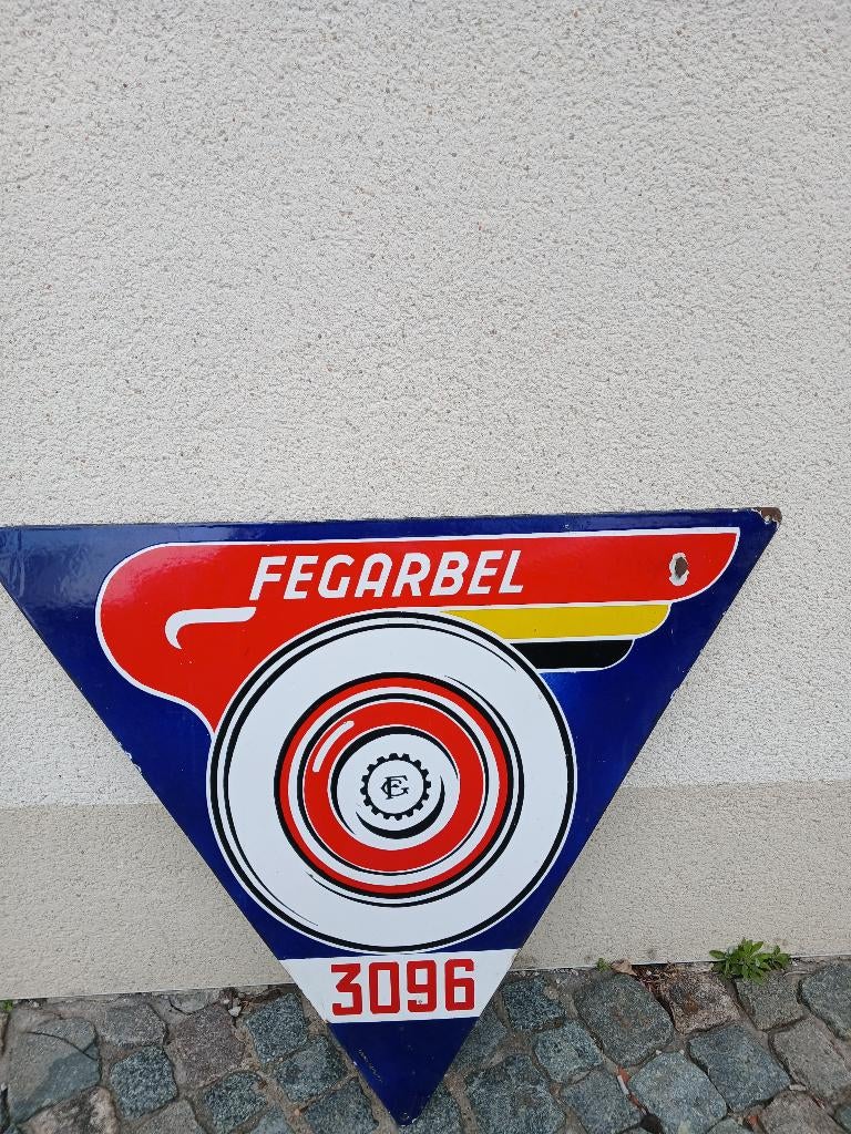 Email bord Fegarbel, Ophalen, Gebruikt, Reclamebord