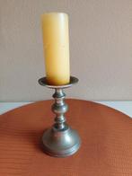 Vintage kandelaar van massief tin (Etain), Enlèvement