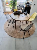 Ronde jute binnentapijt, Ophalen, Gebruikt, Bruin, Rond