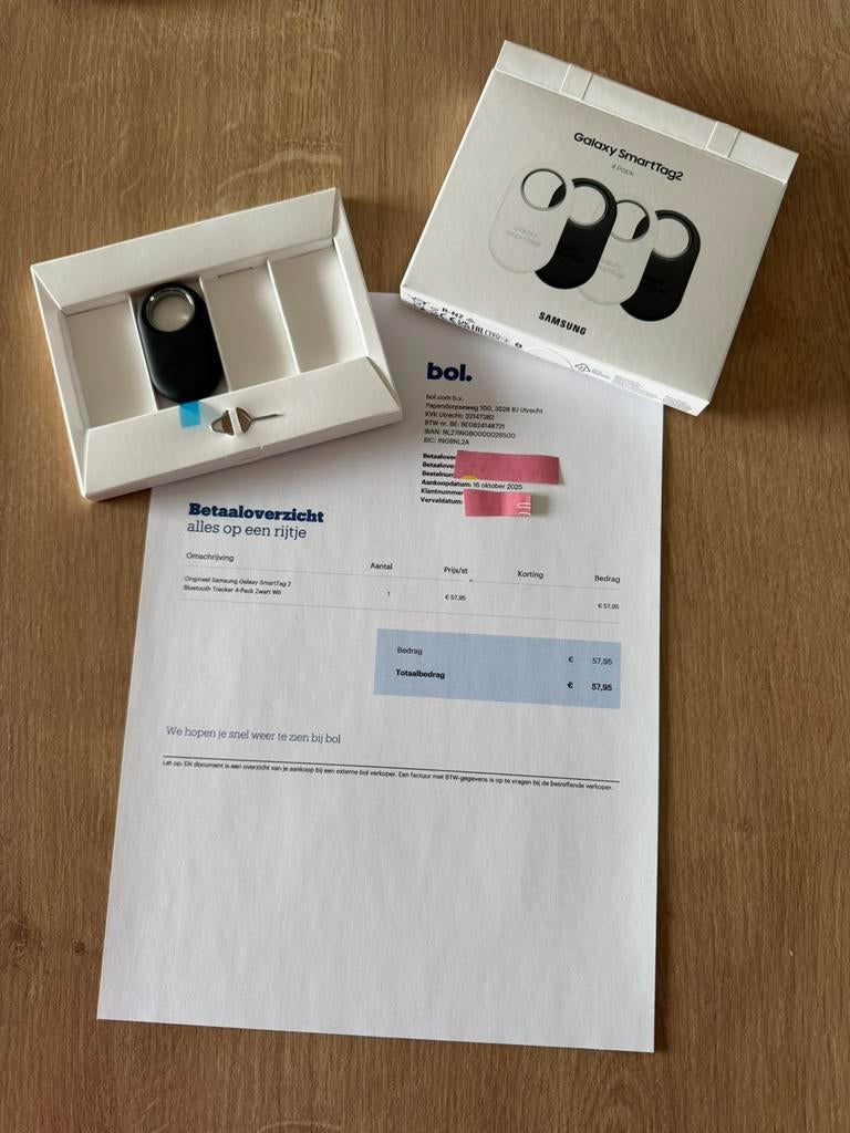 3x Samsung Galaxy SmartTag 2, Telecommunicatie, Mobiele telefoons | Toebehoren en Onderdelen, Samsung, Ophalen of Verzenden