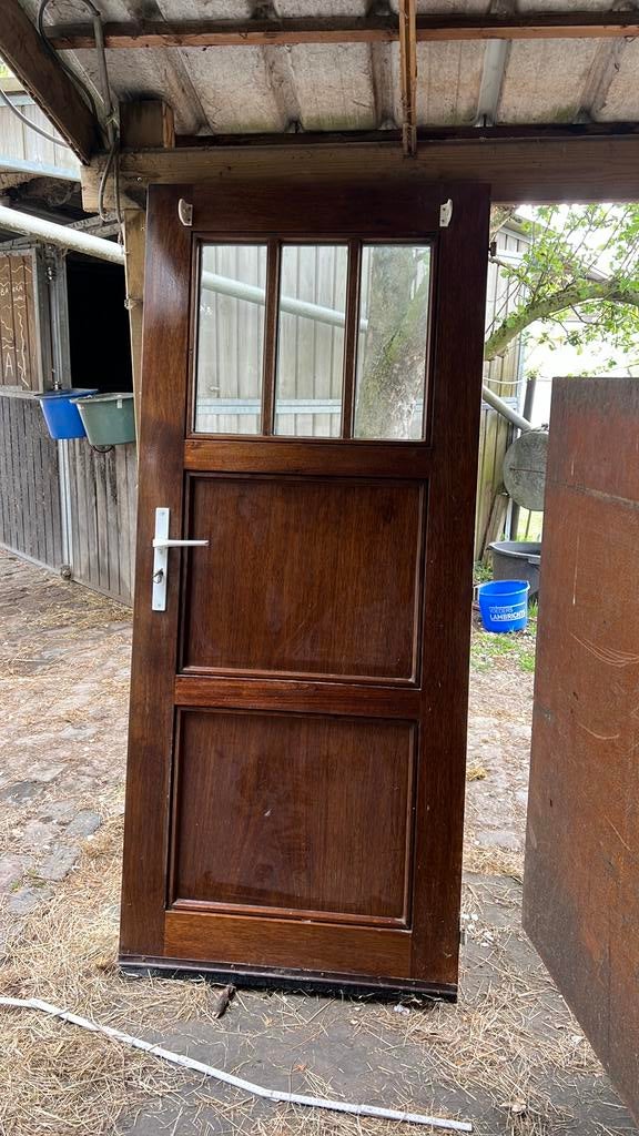 Houten voordeur, Ophalen, Gebruikt, Hout, Buitendeur
