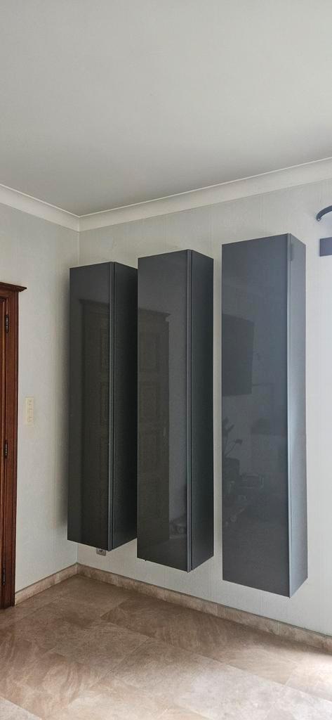 3 kasten ikea ophangbaar godmorgon, Maison & Meubles, Armoires | Autre, Enlèvement