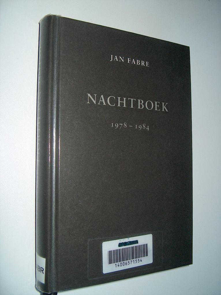 Jan Fabre - Nachtboek 1978-1984, Jan Fabre, Ophalen of Verzenden, Zo goed als nieuw, Overige onderwerpen