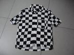 H&M wit/zwart hemd, heren/jongens. mt S, Kleding | Heren, Overhemden, Ophalen of Verzenden, Gedragen, Wit