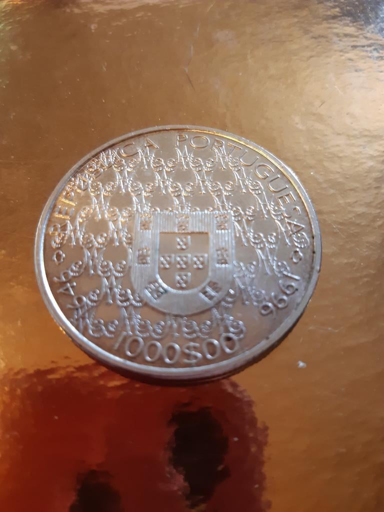 Portugal zilver 1000 escudo 1996, Timbres & Monnaies, Monnaies | Europe | Monnaies euro, Envoi, Portugal, Argent