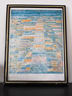 Kunstafdruk Paul Klee “Hauptweg und Nebenwege” 33x43cm, Antiek en Kunst, Ophalen of Verzenden