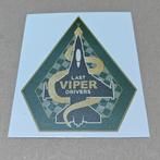 Sticker OCU SQN Kleine Brogel Last Viper Drivers, Ophalen of Verzenden, Luchtmacht, Embleem of Badge