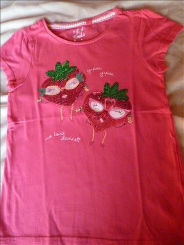 verschillende t shirten maat 110, Kinderen en Baby's, Kinderkleding | Maat 110, Ophalen of Verzenden, Zo goed als nieuw, Meisje