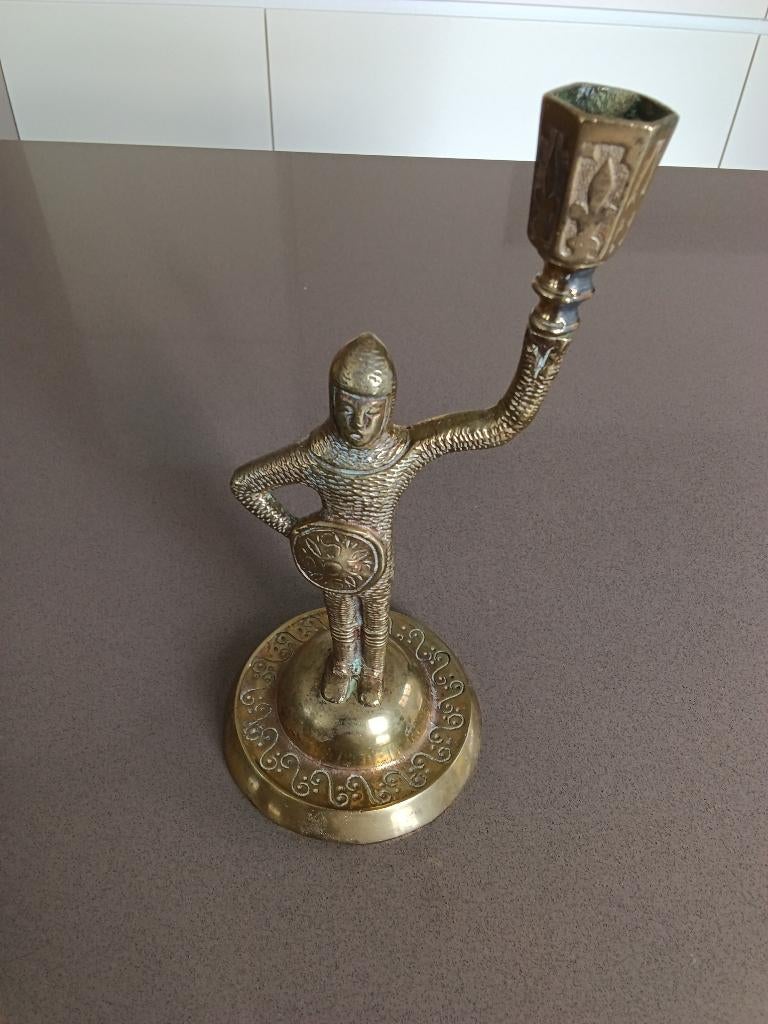 Chandelier en cuivre jaune, Antiquités & Art, Enlèvement ou Envoi, Cuivre ou Bronze