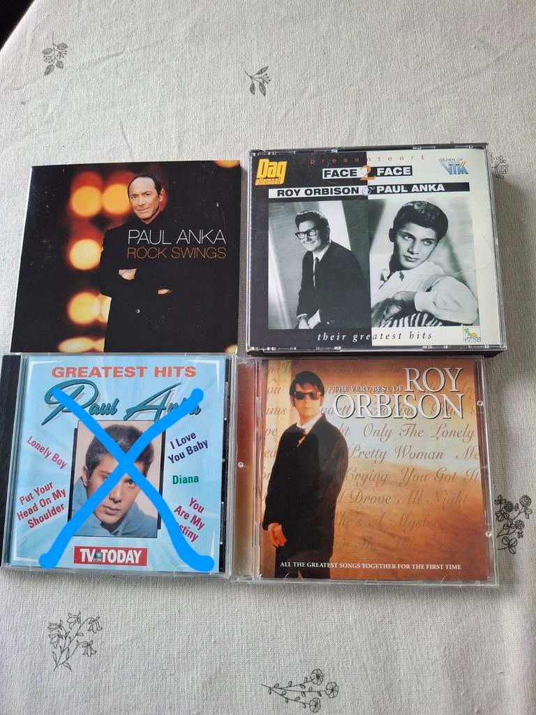 Cds roy orbison & paul anka, Ophalen of Verzenden