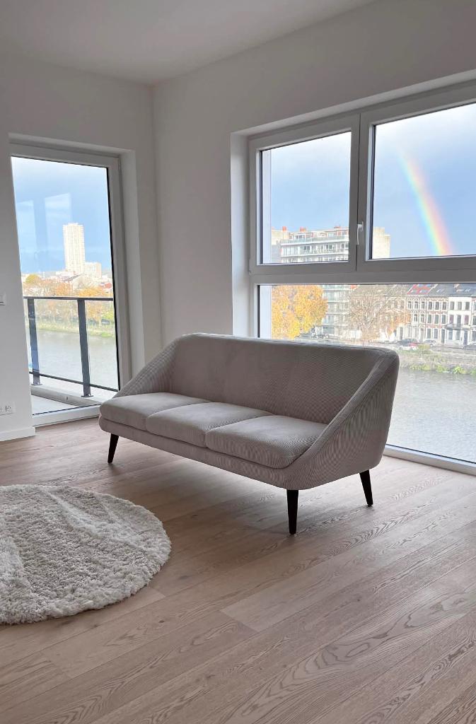 Canapé 3 places La Redoute Intérieurs Semeon velours côtelé, Maison & Meubles, Enlèvement, Trois personnes, Tissus