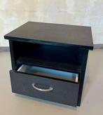 Om weg te geven Zwart MDF nachtkastje 50x35,5x43, Ophalen, Minder dan 45 cm, Minder dan 55 cm, Gebruikt