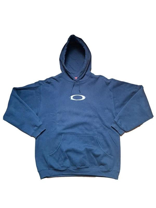 Oakley Vintage Embroidered Hoodie, Maat 52/54 (L), Oakley, Blauw, Ophalen of Verzenden