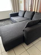 Hoeksalon in stof antraciet, Huis en Inrichting, Ophalen, Gebruikt, Stof