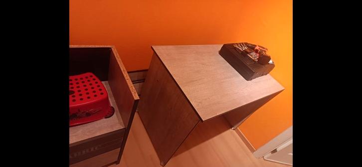 Bureau Lit, Kinderen en Baby's, Kinderkamer | Stapelbedden en Hoogslapers, Zo goed als nieuw, Halfhoogslaper, Ophalen