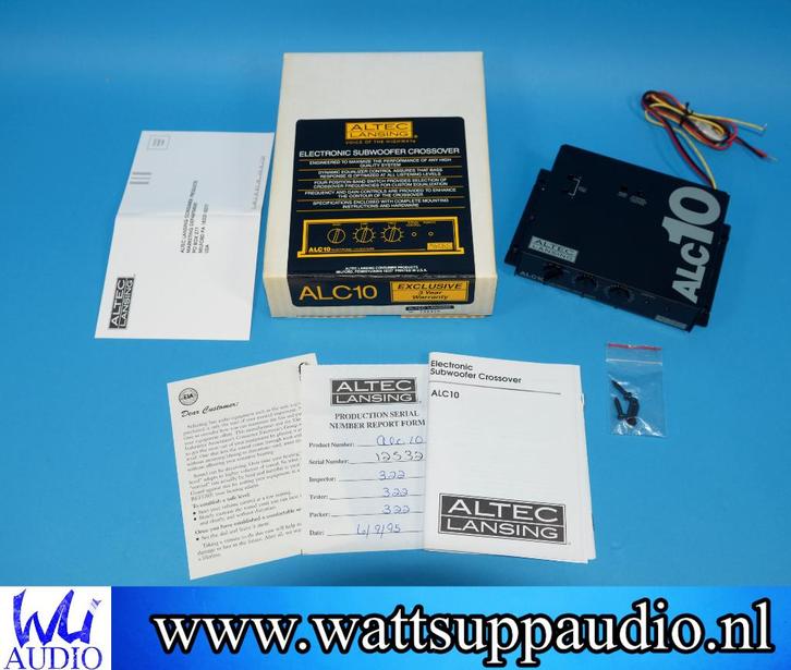 Altec Lansing ALC10 Crossover /Fabriqué aux États-Unis USA, Autos : Divers, Haut-parleurs voiture, Neuf, Enlèvement ou Envoi