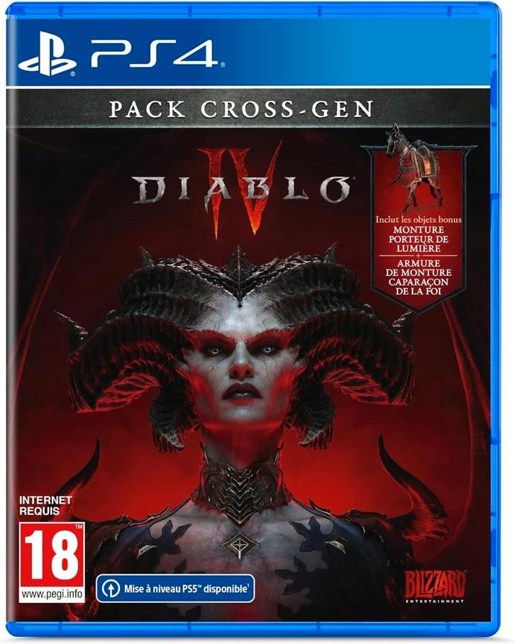 Neuf - Diablo IV - PS4 (Upgrade PS5 gratuit), Games en Spelcomputers, Games | Sony PlayStation 4, Nieuw, Platform, Ophalen of Verzenden