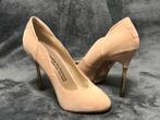 Natalia Vodianova, hoge hakken, beige suède, EU 35, Verzenden, Beige, Zo goed als nieuw, Schoenen met hoge hakken