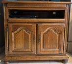 Eiken tv-meubel, 25 à 50 cm, Moins de 100 cm, Comme neuf, Enlèvement