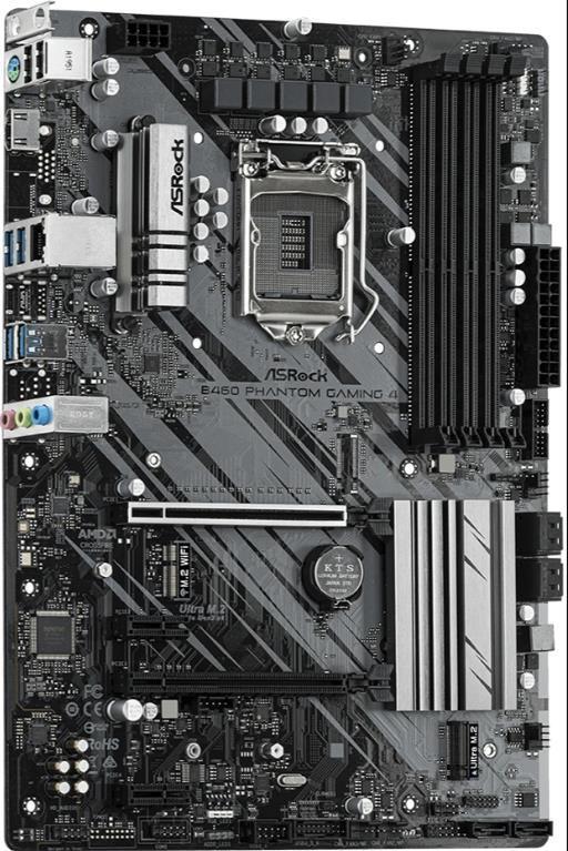 Asrock B460 Phantom Gaming 4 ATX LGA1200, Computers en Software, Moederborden, Zo goed als nieuw, AMD, DDR4, Ophalen of Verzenden