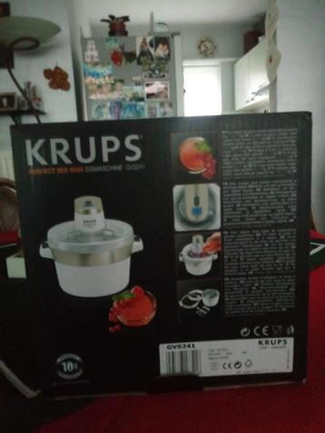 ijsmachine Krups max9000, Enlèvement, Comme neuf, Élément de refroidissement