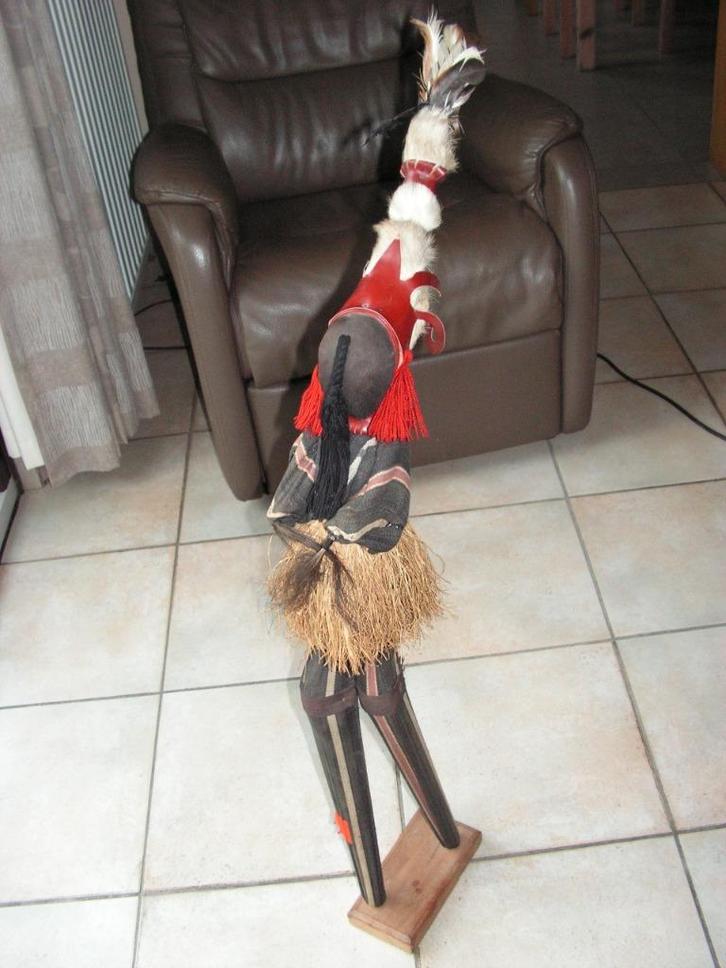 Handwerk Yacouba steltlopers van stad Man Ivoorkust., Antiek en Kunst, Kunst | Niet-Westerse kunst, Ophalen of Verzenden