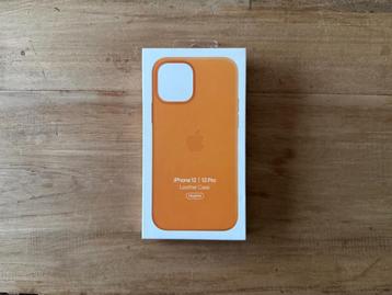 Apple iPhone 12 Pro Leather Case, Telecommunicatie, Mobiele telefoons | Hoesjes en Screenprotectors | Apple iPhone, Ophalen of Verzenden