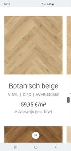 Quick Step Ciro Visgraat Parket Vinyl - Botanisch Beige, Doe-het-zelf en Bouw, Ophalen, Parket