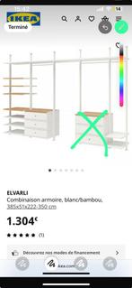 Elvarli combinaison armoir blanc, Maison & Meubles, Enlèvement, Comme neuf