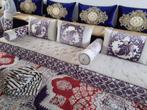 Bekleding marokkaanse zetel seddari met matras en kussens, Huis en Inrichting, Ophalen, Zo goed als nieuw