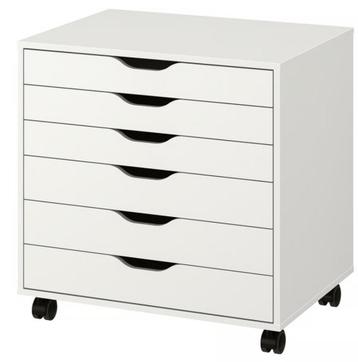 Caisson à tiroirs IKEA ALEX sur roulettes - Blanc beschikbaar voor biedingen