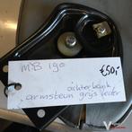 Mercedes w201 Armsteun grijs leder van de achterbank, Auto-onderdelen, Ophalen of Verzenden, Gebruikt