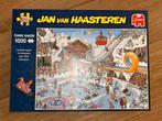 Jan van haasteren puzzel 1000st de winterspelen, Enlèvement ou Envoi, 500 à 1500 pièces, Utilisé, Puzzle