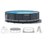 INTEX ULTRA XTR FRAME POOL (4,88m x 1,22m), Tuin en Terras, Ophalen, Gebruikt, Rond, Opzetzwembad