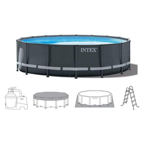 INTEX ULTRA XTR FRAME POOL (4,88m x 1,22m), Tuin en Terras, Zwembaden, Gebruikt, Opzetzwembad, Rond, Ophalen
