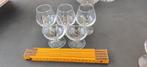 5 cognacglazen, Ophalen of Verzenden, Borrel- of Shotglas