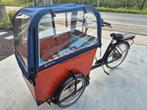 Bakfiets (elektrisch), Fietsen en Brommers, 4 kinderen of meer, Elektrisch, Zo goed als nieuw, Ophalen
