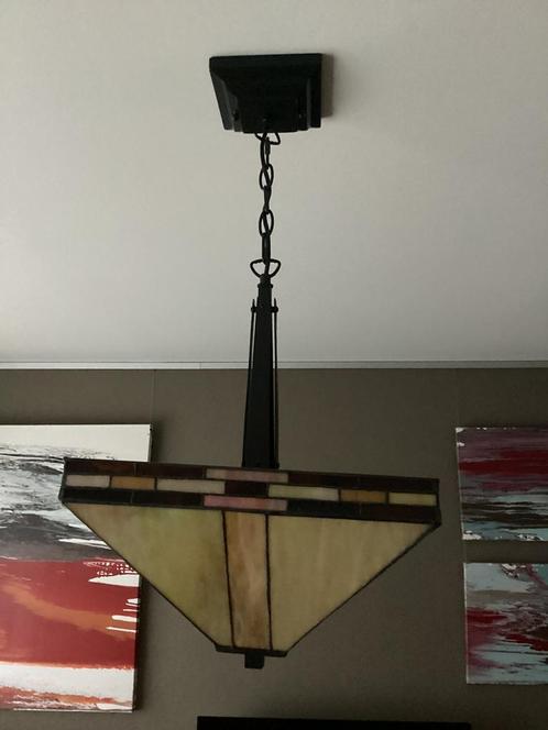 Plaffonniere ophangsysteem 73cm Tiffany (zonder kap), Huis en Inrichting, Lampen | Hanglampen, Zo goed als nieuw, 50 tot 75 cm