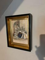 Kader met figuren in kant, Antiek en Kunst, Ophalen