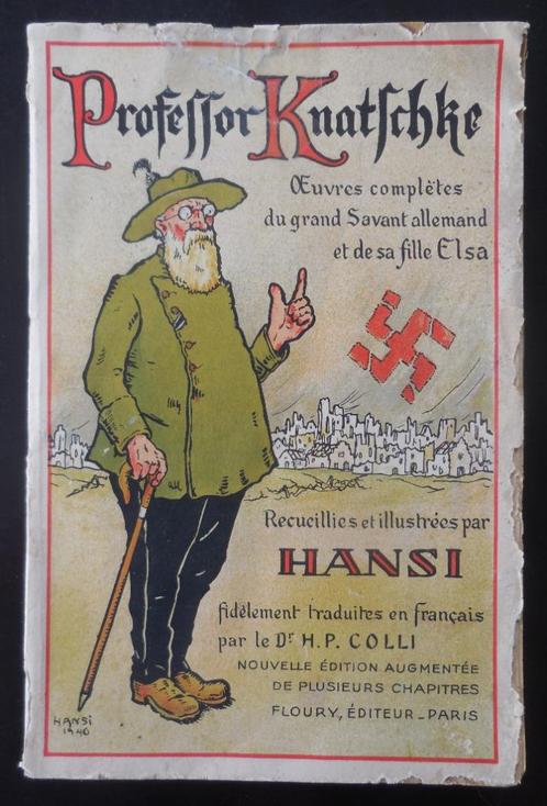 Proffesor Knatschke oeuvres completes du grand Savant allema, Boeken, Oorlog en Militair, Gelezen, Ophalen of Verzenden