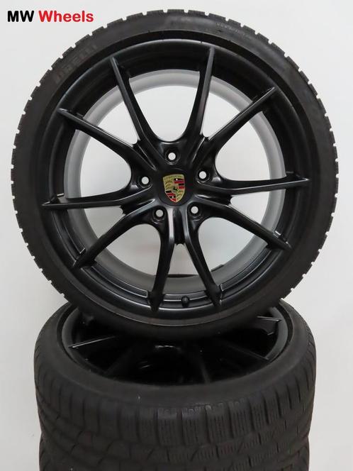 Porsche 20 inch 911 991.2 MKII 4 en 4S velgen winterbanden, Auto-onderdelen, Banden en Velgen, Banden en Velgen, Winterbanden