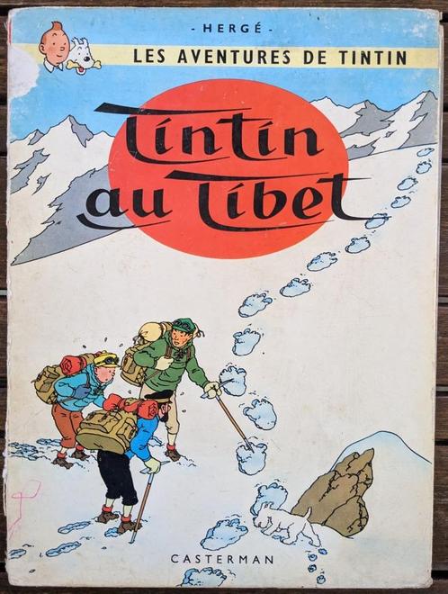 Les Aventures de Tintin - Tintin au Tibet - Ed. or. 1960, Boeken, Stripverhalen, Gelezen, Eén stripboek, Ophalen of Verzenden