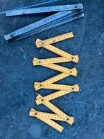 VINTAGE DUIMSTOK PLOOIMETER VOUWMETER 1 METER LE CYGNE, Doe-het-zelf en Bouw, Meetapparatuur, Ophalen of Verzenden, Zo goed als nieuw