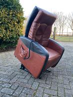 sta-op stoel - Senioren fauteuil - Saddle leer sta op, Gebruikt, Leer, Overige vormen, 50 tot 75 cm