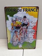 Plaquette voor wielrennen in de Tour de France, Ophalen of Verzenden, Zo goed als nieuw, Reclamebord