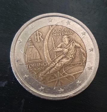 2 euromunt Torino 2006 beschikbaar voor biedingen