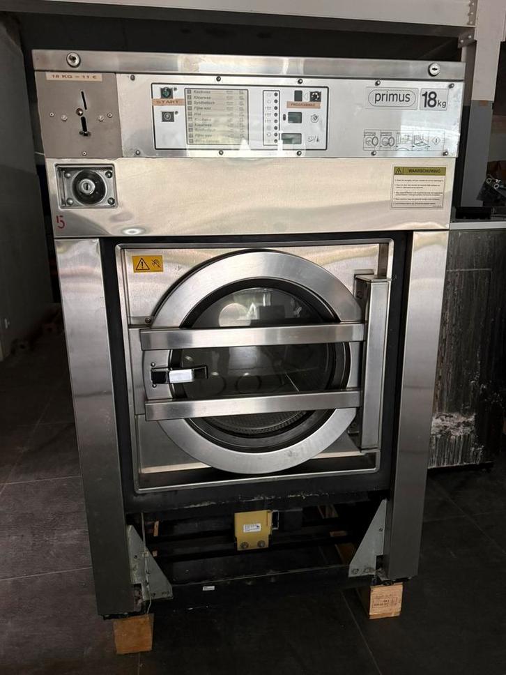 Industriële wasmachine primus FS 16 (16KG), Elektronische apparatuur, Wasmachines, Zo goed als nieuw, Voorlader, 10 kg of meer